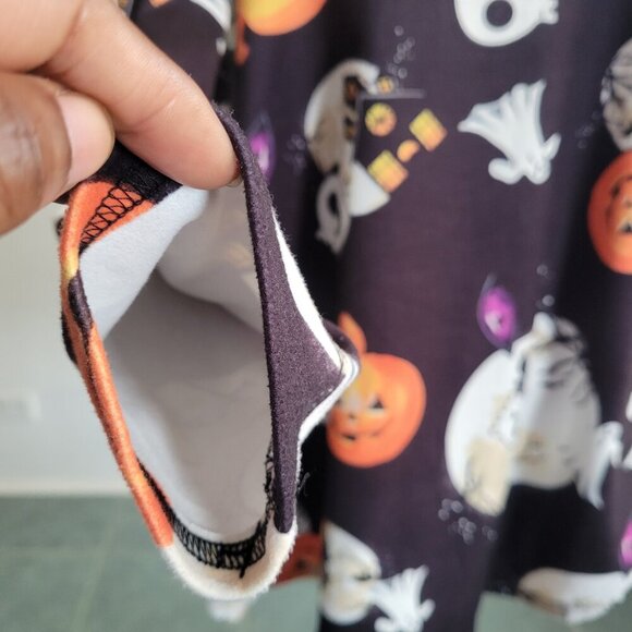 Halloween Pumpkin Tunic Tops T-Shirt Skull Ghost Moon (Size: Large) - Picture 8 of 14